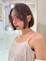 ロンド メリー 大宮(Lond merry) イメチェン外ハネボブ美髪ワイドバング顔周りレイヤーボブ/大宮