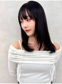 レイヤー/ネビージュ/韓国ヘア/イメチェン/縮毛矯正/中野/