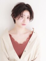 ニューヨークニューヨークマザーズ(NYNY Mothers)&nbsp;ハンサムショート/暗髪/ナチュラルパーマ/ワンカール