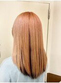 【アンブレラカラー/オレンジベージュ】池袋美容室