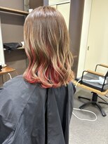 サロン ド ロイ(Salon de Roi)&nbsp;インナーカラーレッド！鬼滅の刃カラー