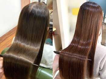 シエル ヘアーメイクアップ(CieL hair make up)の写真/芯から潤う柔らか質感へ。ダメージを最小限に抑える技術と厳選商材で叶える“本気の”髪質改善