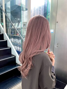 シェリ ヘアデザイン(CHERIE hair design) ハイトーンコーラルピンク