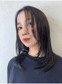 ＊暗染髪質改善ボブレイヤー顔周りカット