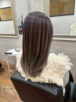 ヘアプレイスソル (HAIR PLACE SoL)&nbsp;ハイライトカラー/アッシュブラウン/ストレートヘア