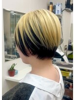 ヘアーサロンアンク(hair salon anc)&nbsp;アンブレラカラーブリーチ２回（縮毛履歴あり）