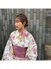 【浴衣着付け×ヘアセット】 15500→9900
