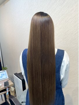 アールサロンギンザ(Rr SALON GINZA) 【定番人気】髪質改善 RrSALON XE treatment+カットカラー