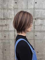 リトマス 二子玉川(litmus)&nbsp;二子玉川/ミルクティーベージュ/白髪ぼかし/大人女性/艶髪