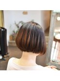 ナチュラル矯正ボブ