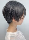 short(黒髪、マッシュショート、丸みショート)
