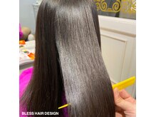 ブレスヘアーデザイン(BLESS HAIR DESIGN)の雰囲気（根元から毛先まで憧れのツヤ髪に☆髪質改善メニューあります。）