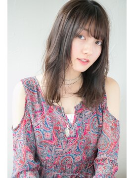 レックス 中野(rex) 小顔に見せるヘア/ミディアムナチュラルウェーブ［中野/中野駅］