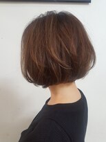 ペネロープ(Penelope)&nbsp;ノンブローでキマる　大人かわいい前下がりショートボブ！