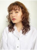 【morio 原宿】ウルフヘア広瀬すずパーマ韓国風パーマ宮本