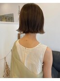 切りっぱなしボブ