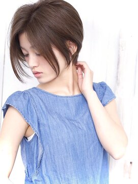 アール 北千住店(ar) 前下がりショートボブ/前髪なし/大人可愛いくびれひし形/北千住5