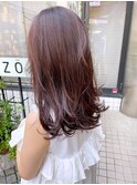 スタイリング簡単毛先ワンカールレイヤー