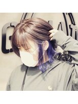 ジーワンヘアー(G1 HAIR) インナーカラー【インディゴブルー】