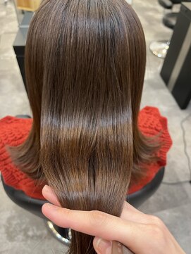 ドラン 梅田店(DRAN) 【DRAN梅田店】艶髪外ハネミディ