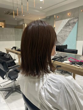 ガリカ(Gallica kinshicho) 【有坂映哉】艶感大人外ハネボブ/切りっぱなしミディ<錦糸町>