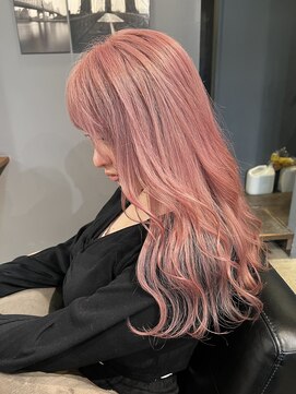 ソル ヘアー デザイン(SOL HAIR DESIGN) ピンク