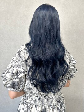 バブルス 本川越店(BUBBLES) 1ブリーチでできるブルーカラー