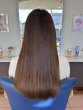 アトリーチェタ 田富店(ATTRICE) 髪質改善ストレートベージュカラーロングヘア
