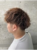 波巻きパーマ