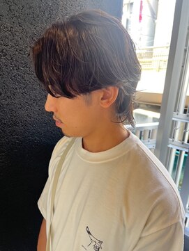 ロダット 横浜(LODAT by little) ウルフメンズ　ニュアンスパーマ【LODAT横浜】