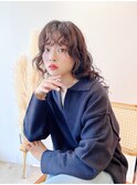 癖毛風パーマ 前髪パーマ ロングパーマ レイヤーパーマ
