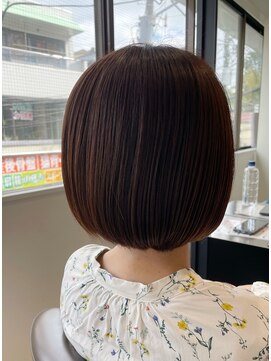 クラップス 弘明寺店(CLAPS) ミニボブ×ダークグレージュ