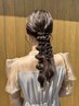 結婚式、お呼ばれ、イベントヘアセット