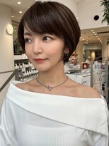 イメチェン前髪小顔ショート_銀座