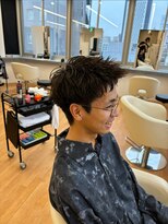 ビカム 名駅(become)&nbsp;アップバングショート×ツイストスパイラルパーマ/名古屋/名駅