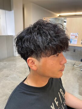 ニアウ 伊勢崎連取店(Niau) メンズマッシュツイストスパイラルパーマメンズパーマ