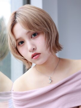 ソイクフ(SOY KUFU) 大人可愛い20代30代40代◎ハイトーンボブレイヤー