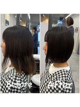 ヘアサロン ドットプラス 町田店(dot. plus) 小顔ボブ【町田】