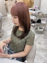 ベル(Velle)&nbsp;ピンクブラウングラデーションカラー