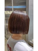 大人可愛い小顔ボブ似合わせベージュボブ