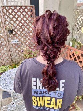 エム インターナショナル 春日部本店(EMU international) 映える!編みおろしアレンジ