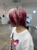 スーパーシーン(SUPER SCENE)&nbsp;クラゲヘアー/小顔に見せるヘア/ココアベージュ/宜野湾