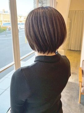 ナオシ エリアツー 北大和店(nao c area2) ナチュラルハイライトボブ【生駒市】