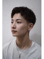 ヨシザワインク プレミアム 横浜 桜木町店(YOSHIZAWA Inc. PREMIUM) 爽やか無造作束感パーマアップバングツーブロビジカジ刈り上げ