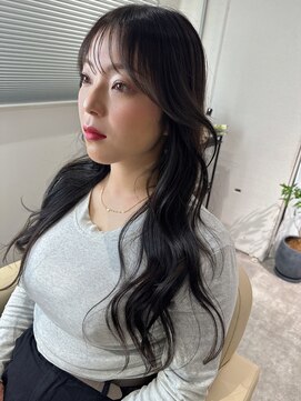 レヴリー(reverie) レイヤーカット髪質改善ブリーチなしカラー20代艶髪