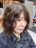 カット+パーマ+マイクロバブルケア ¥12100