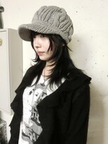 ノラ シブヤ(NORA)&nbsp;★黒髪レイヤーカットハッシュカットウルフカットハイレイヤー