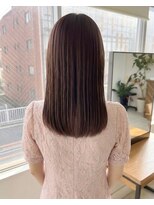 零秒女髪 千里丘店&nbsp;艶髪まとまりセミロング髪質改善カラー美髪艶カラー大人女性艶感