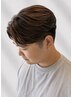 曲がる縮毛矯正&メンズカット¥15400