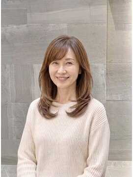 ティーリング 天王町(T ring) 天王町で叶う/大人女性のおしゃれヘア♪レイヤーカット/縮毛矯正